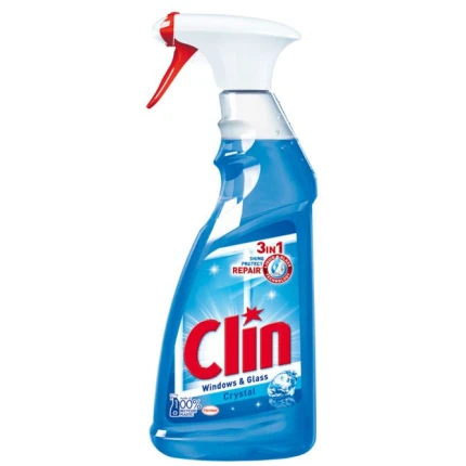 SREDSTVO ZA STAKLA MER CLIN SA PUMPICOM 750ml PLAVI