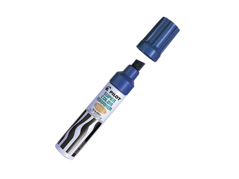 4902505087776_1 MARKER PILOT SUPER COLOR WIDE BROAD PLAVI
