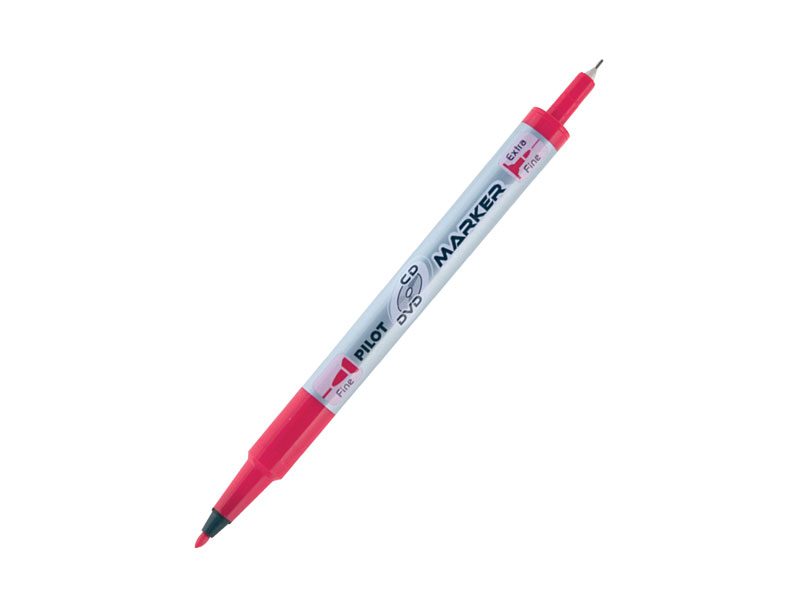 4902505308048_1 MARKER PILOT CD/DVD TWIN F/EF CRVENI