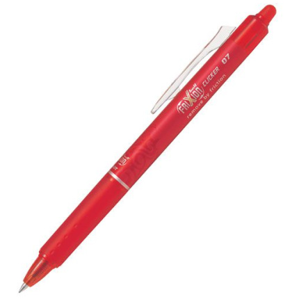 ROLER PILOT FRIXION BALL CLICKER 0.7 CRVENI