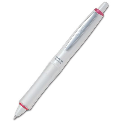 ROLER PILOT DR.GRIP PURE WHITE PINK