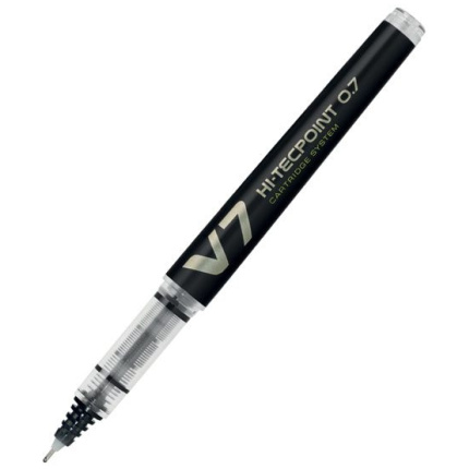 ROLER PILOT V7 HI-TECPOINT 0.7 REFILLABLE CRNI
