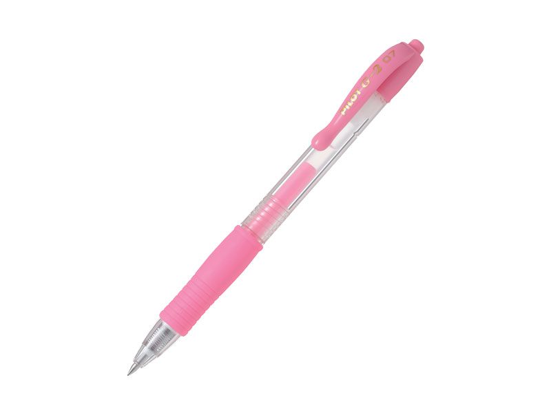 4902505462337_1 ROLER PILOT G2 0.7 PASTEL ROZI