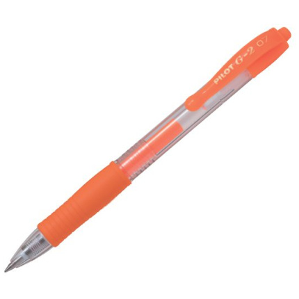 ROLER PILOT G-2 0,7 NEON NARANDŽASTI
