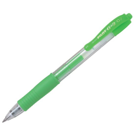 ROLER PILOT G-2 0,7 NEON ZELENI