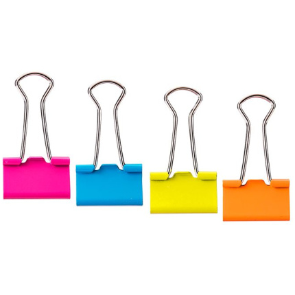 ŠTIPALJKE ZA PAPIR DELI U BOJI 25x0,4mm E8559