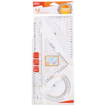 GEOMETRIJSKI SET DELI 1/4 30cm EG00512