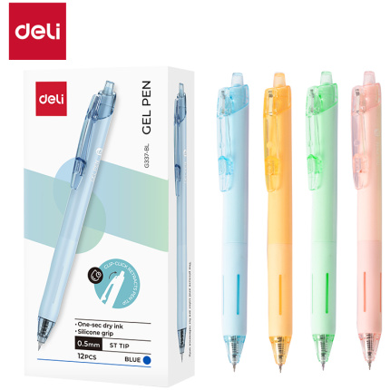 ROLER GEL DELI PASTEL PLAVI 0,5 mastilo suši za 1sek + klipsa uvlači vrh EG337