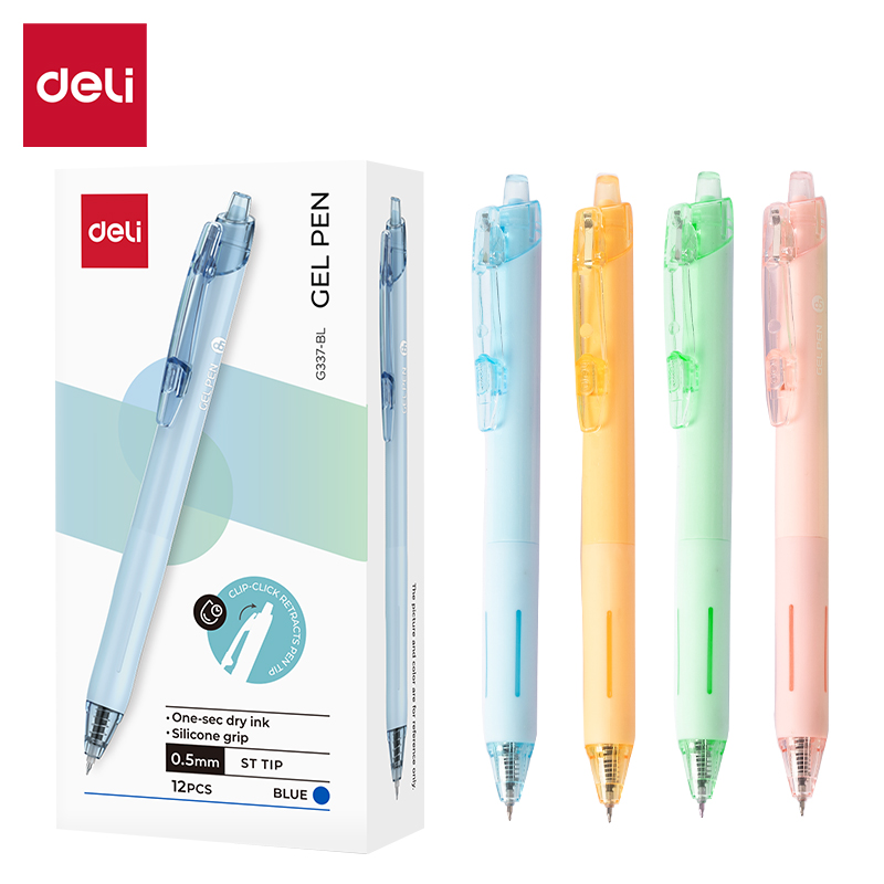 6932673725031_1 ROLER GEL DELI PASTEL PLAVI 0,5 mastilo suši za 1sek + klipsa uvlači vrh EG337