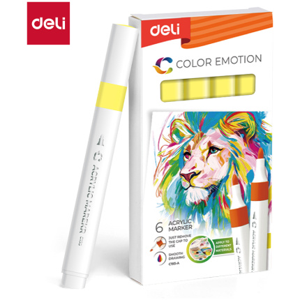 AKRILNI MARKER DELI KANARSKO ŽUTI COLOR EMOTION EC193A-Canary Yellow