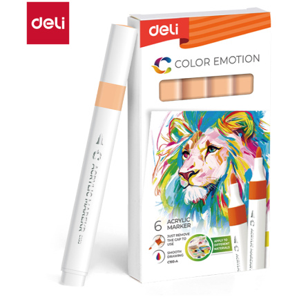 AKRILNI MARKER DELI KAJSIJA COLOR EMOTION EC193A-Peach