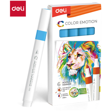 MARKER DELI AKRILNI NEBO PLAVI COLOR EMOTION EC193A-Sky Blue