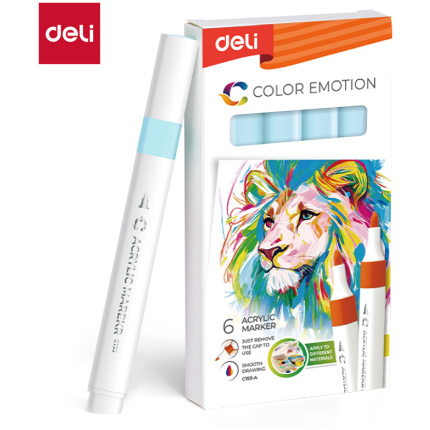 AKRILNI MARKER DELI SVETLO PLAVI COLOR EMOTION EC193A-Light Blue
