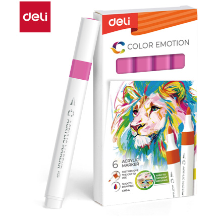 AKRILNI MARKER DELI INTENZIVNO ROZE COLOR EMOTION EC193A-Deep Pink