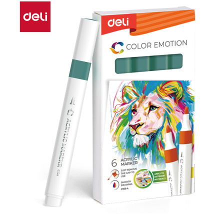 MARKER DELI AKRILNI PASTELNO ZELENI COLOR EMOTION EC193A-Pastel Green