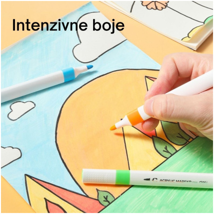 AKRILNI MARKER DELI TAMNO SIVI COLOR EMOTION EC193A-Dark Gray