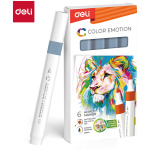 MARKER DELI AKRILNI TAMNO SIVI COLOR EMOTION EC193A-Dark Gray