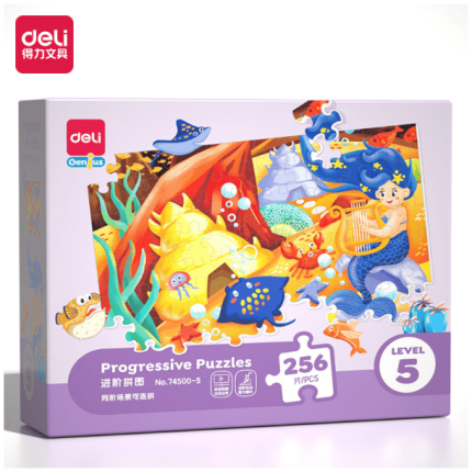 PUZZLE – SLAGALICA DELI PROGRESIVNI nivo 5 – 256 delova 74500-5