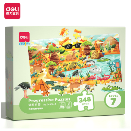 PUZZLE – SLAGALICA DELI PROGRESIVNI nivo 7 – 348 delova 74500-7