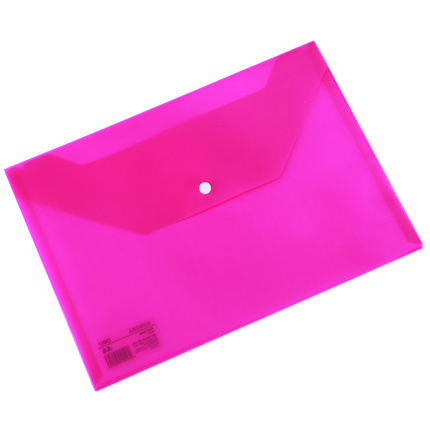FASCIKLA/KOVERTA DELI ZA DOKUMENTA A4 transp. Pink EF10442