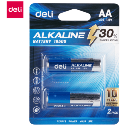 BATERIJE ALKALNE DELI AA LR6 1/2 E18500