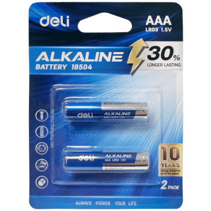 BATERIJE ALKALNE DELI AAA LR03 1/2 E18504