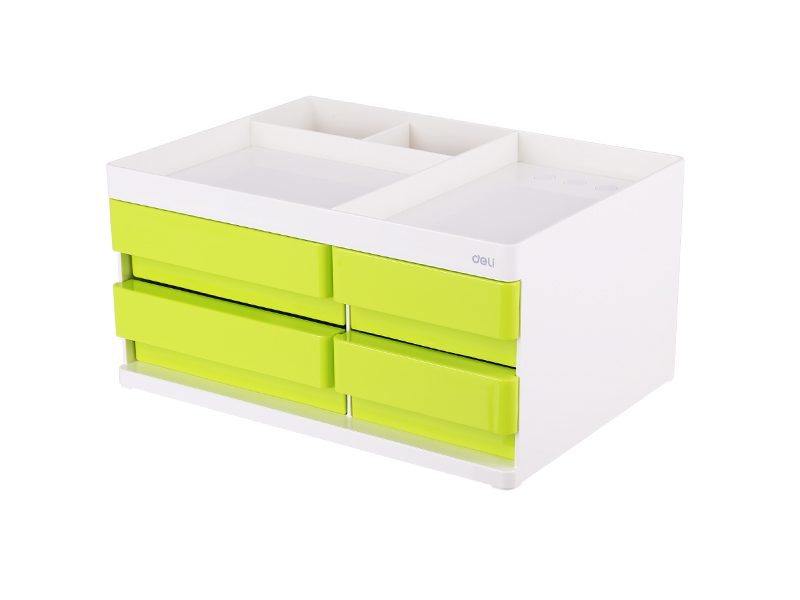 6935205372383_1 STONI ORGANIZER DELI ABS, 4 FIOKE, 4 ODELJKA – ZELENI EZ25050