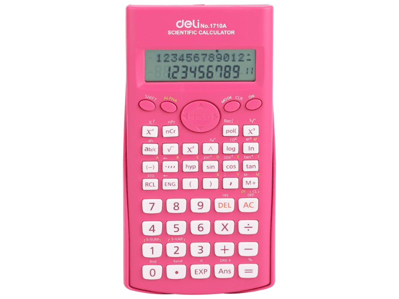 6935205373625_1 KALKULATOR MATEMATIČKI DELI PINK E1710A