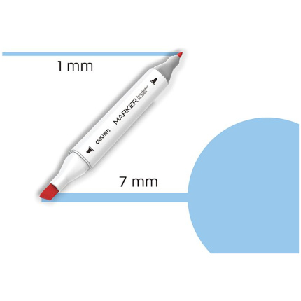 MARKER SKETCH DELI 76 NEBO PLAVA 70801A-76
