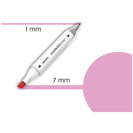 MARKER SKETCH DELI 17 PASTELNO ROZE 70801A-17