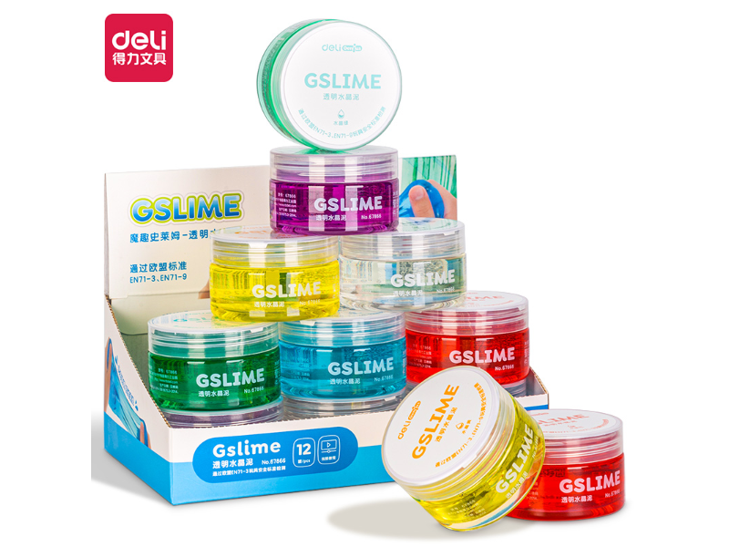 6935205385246_1 MASA ZA MODELIRANJE DELI – LJIGAVAC G-Slime PROZIRNI U BOJI 67866
