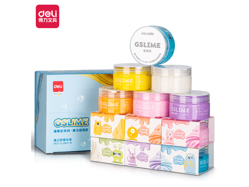 6935205385260_1 MASA ZA MODELIRANJE DELI – LJIGAVAC G-Slime MACAROON BOJE 67867