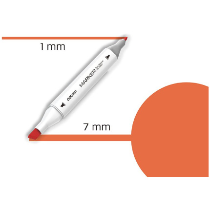 MARKER SKETCH DELI 22 FRANCUSKO NARANDŽASTA 70801A-22