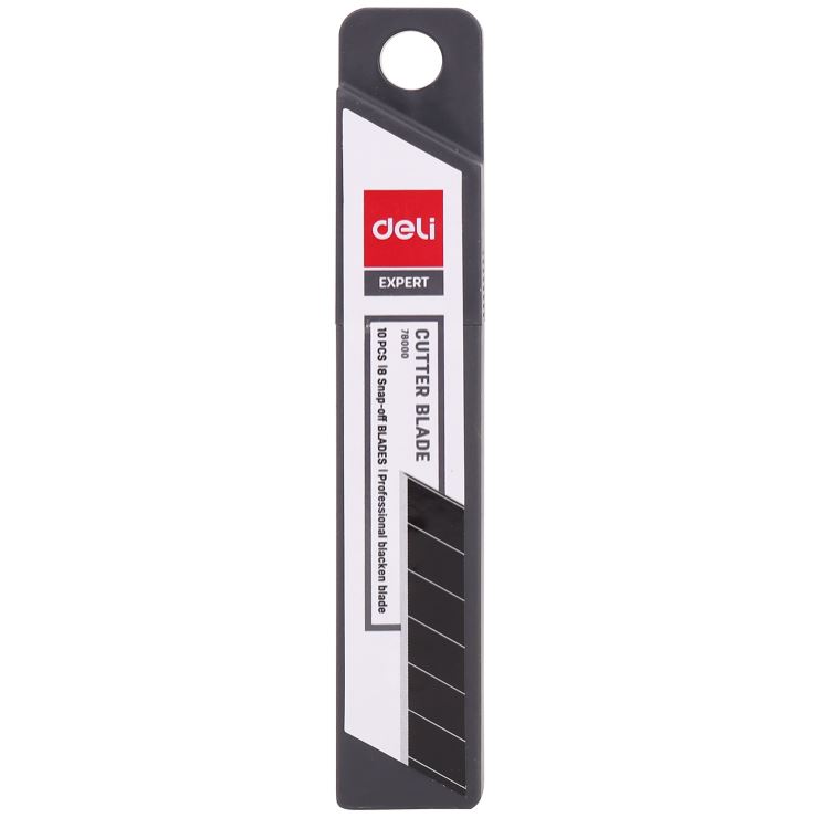 6935205386021_1 SEČIVA ZA SKALPEL DELI EXTRA OŠTRA 18mm 1/10 E78000