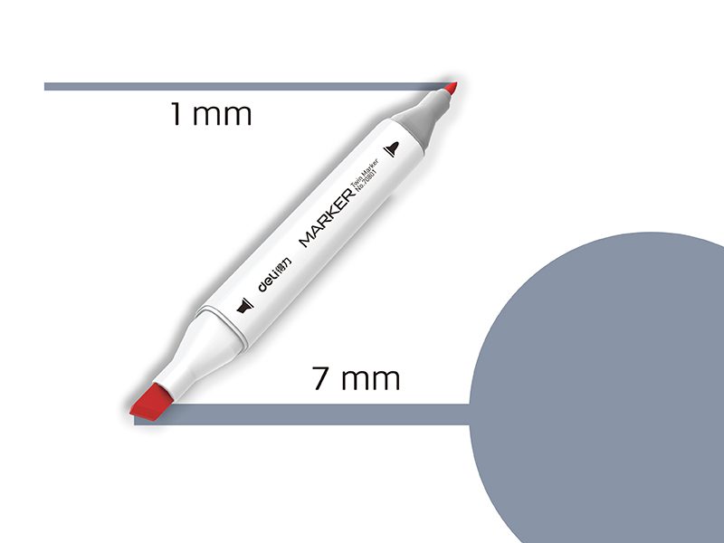 Template MARKER SKETCH DELI CG5 SIVA 70801A-CG5