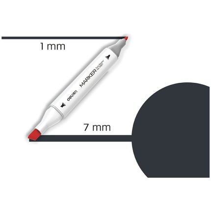 MARKER SKETCH DELI CG9 TAMNO SIVA 70801A-CG9