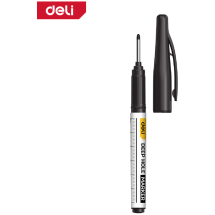 MARKERI SA DUGOM GLAVOM DELI 1/4 CRNI EDL-SK01-E1