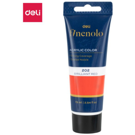 AKRILNA BOJA DELI U TUBI CRVENA 75ml EC75-BE