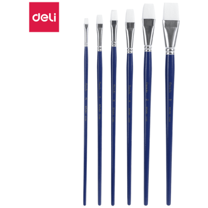 ČETKICA UMETNIČKA DELI RAVNA BELA BR 6 SET 1/6 EC282-6