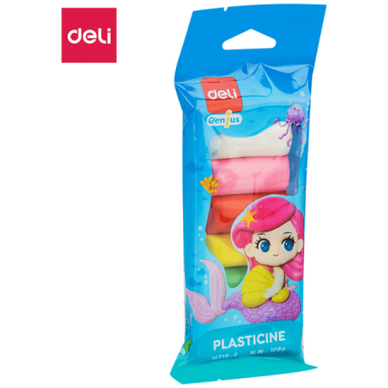PLASTELIN DELI 108G – 6 BOJA DEZEN SIRENA EH719-6