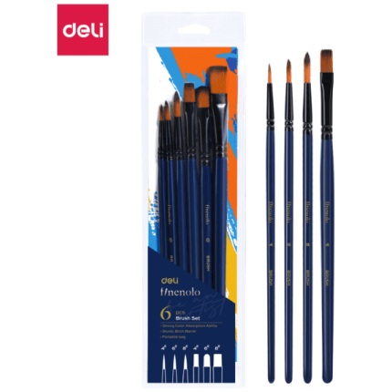 ČETKICE UMETNIČKE DELI SET ZA TEMPERE DELI 1/6 EC277