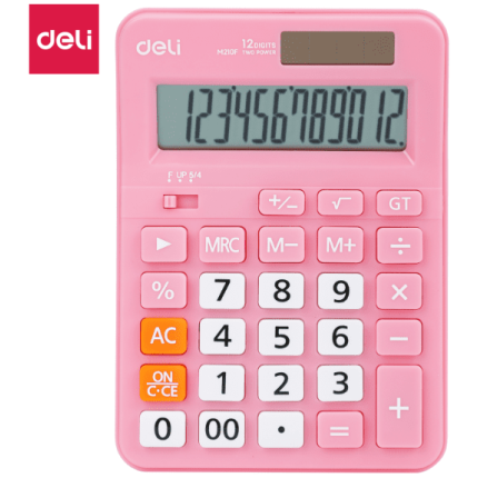 KALKULATOR DELI STONI EM210 PINK 108.7*152.1*29.8mm EM210FPINK