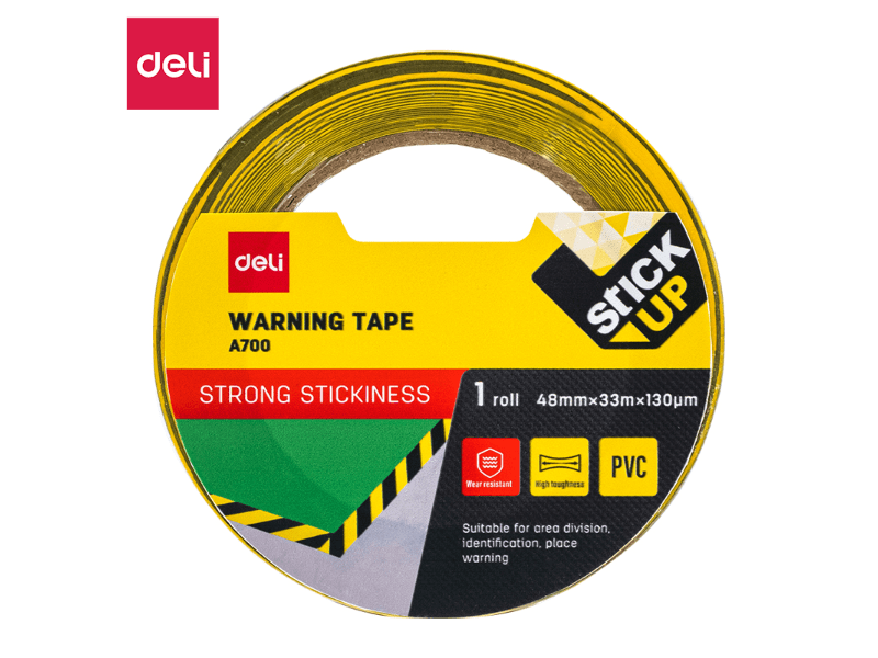 6941798478784_1 TRAKA ŽUTO CRNA DELI 48MM*33M*130MIC EA700