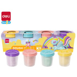 MASA ZA MODELIRANJE DELI, 4 MACAROON BOJE, ULTRA LAGANA 452g EY003