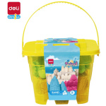 KINETIČKI PESAK DELI U KANTICI SA 6 MODLI 500g ŽUTI EY013-YL