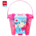 KINETIČKI PESAK DELI U KANTICI SA 6 MODLI 500g PINK EY013-PK