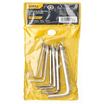 SET IMBUS KLJUČEVA DELI EKONOMIK 1,5-6MM, 8KOM EDL3080