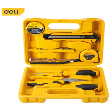 SET RUČNOG ALATA U KOFERU DELI, 8KOM EDL1008J