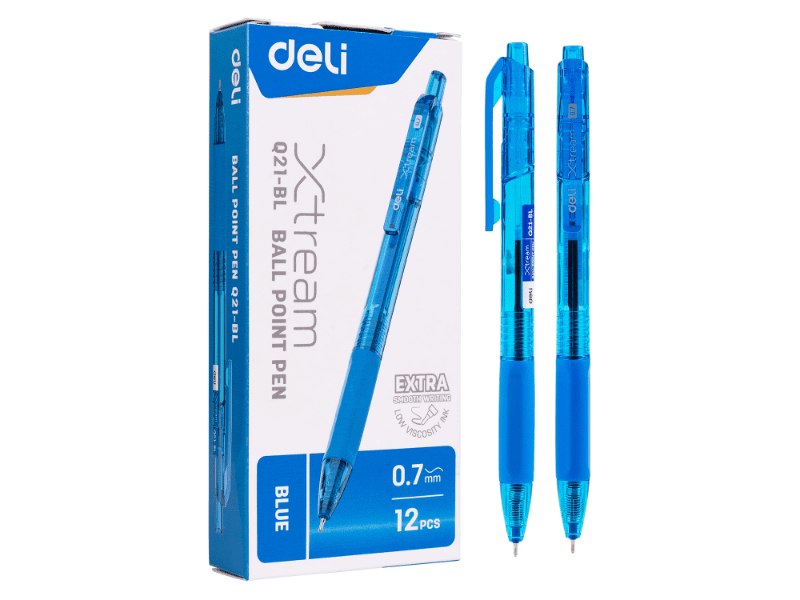 6973504001450_1 HEMIJSKA OLOVKA DELI 0.7 mm PLAVA EQ21-BL