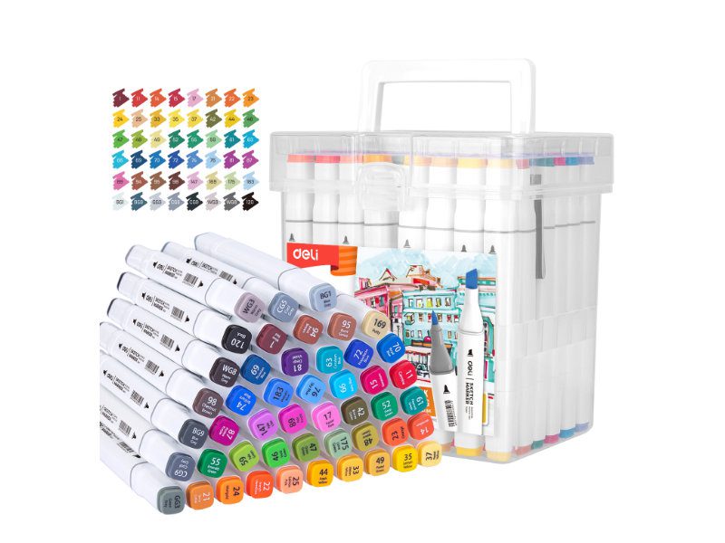 6973504005823_1 MARKERI SKETCH DELI SET BOX 1/48 E70801-48